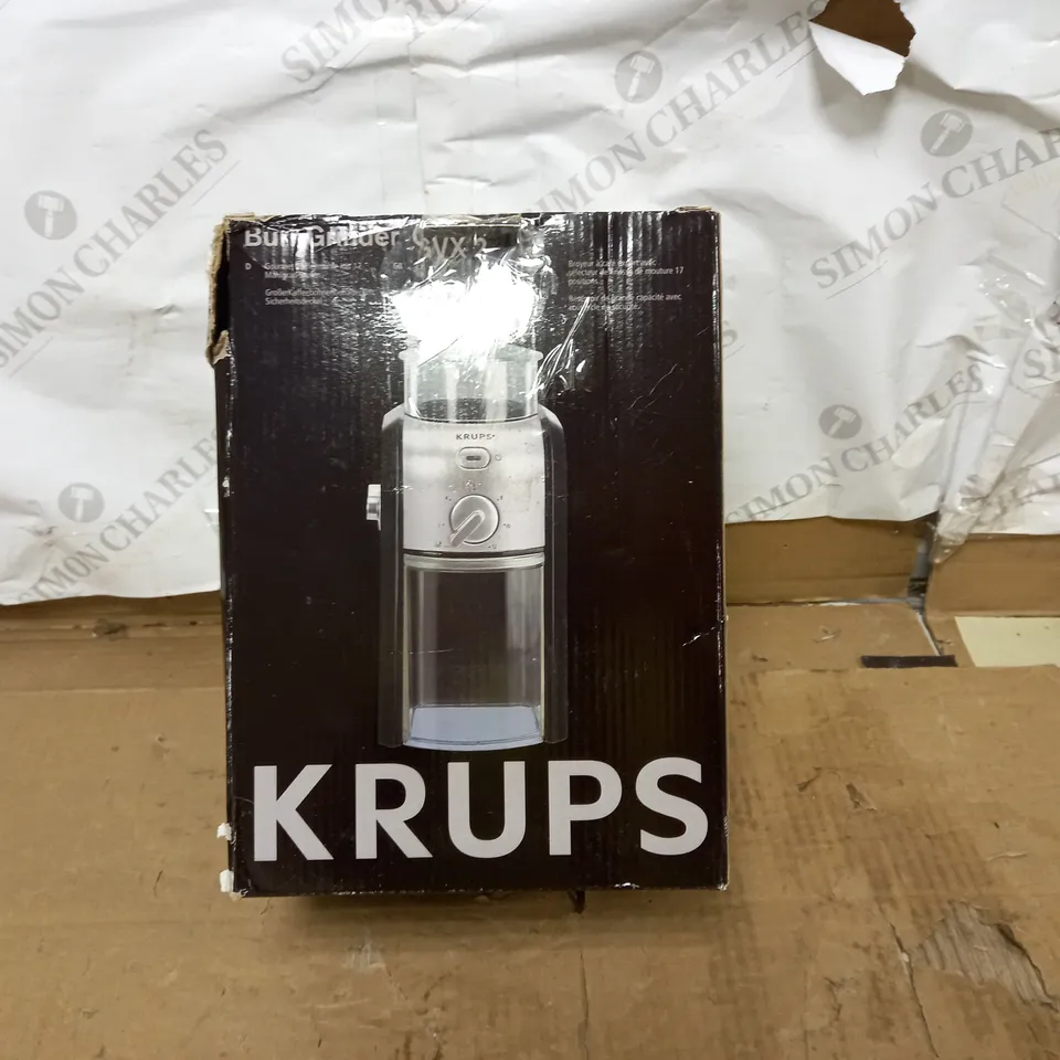 KRUPS EXPERT BURR GRINDER FOR COFFEE BEANS