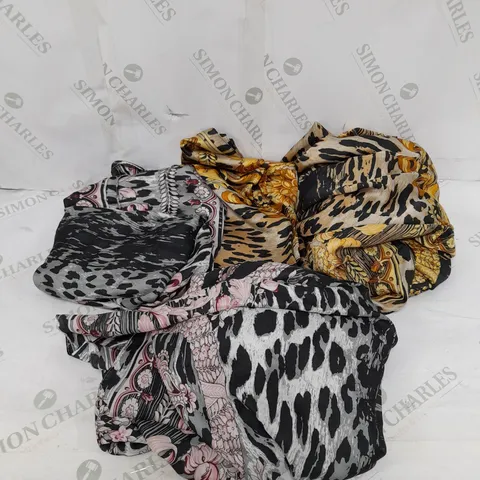 BOX OF SILK MJ SCARFS