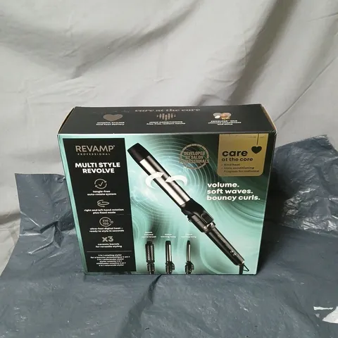 REVAMP MULTI STYLE REVOLVE 3 IN 1 ROTATING STYLER BOXED