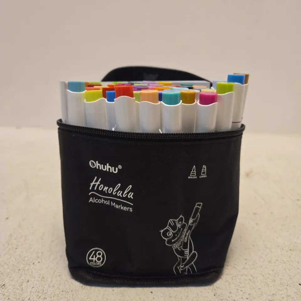 OHUHU HONOLULU ALCOHOL MARKERS SET OF 48 