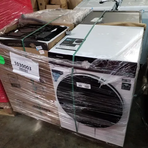 PALLET OF APPROXIMATELY 4 UNPROCESSED RAW RETURN WHITE GOODS TO INCLUDE;