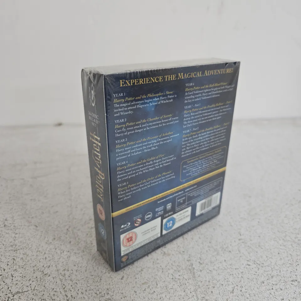 SEALED HARRY POTTER COMPLETE 8-FILM BLUE RAY COLLECTION 