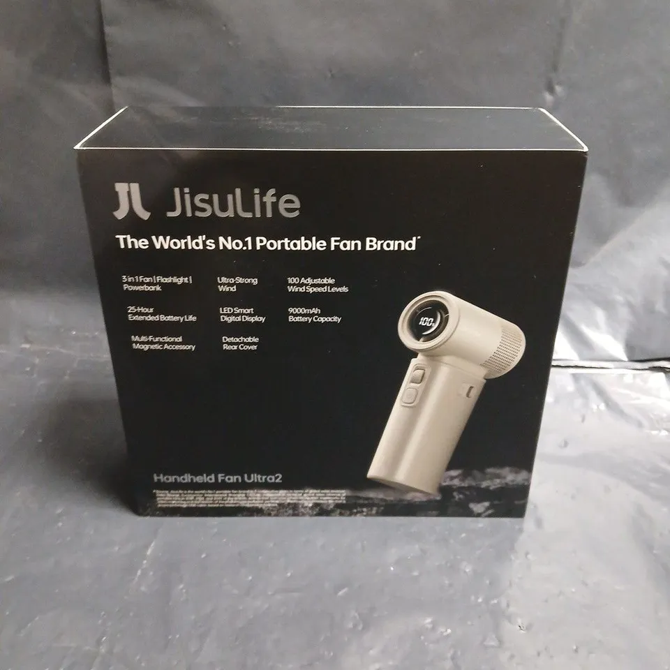 JISULIFE HANDHELD FAN ULTRA2 – PORTABLE PERSONAL FAN (BOXED)