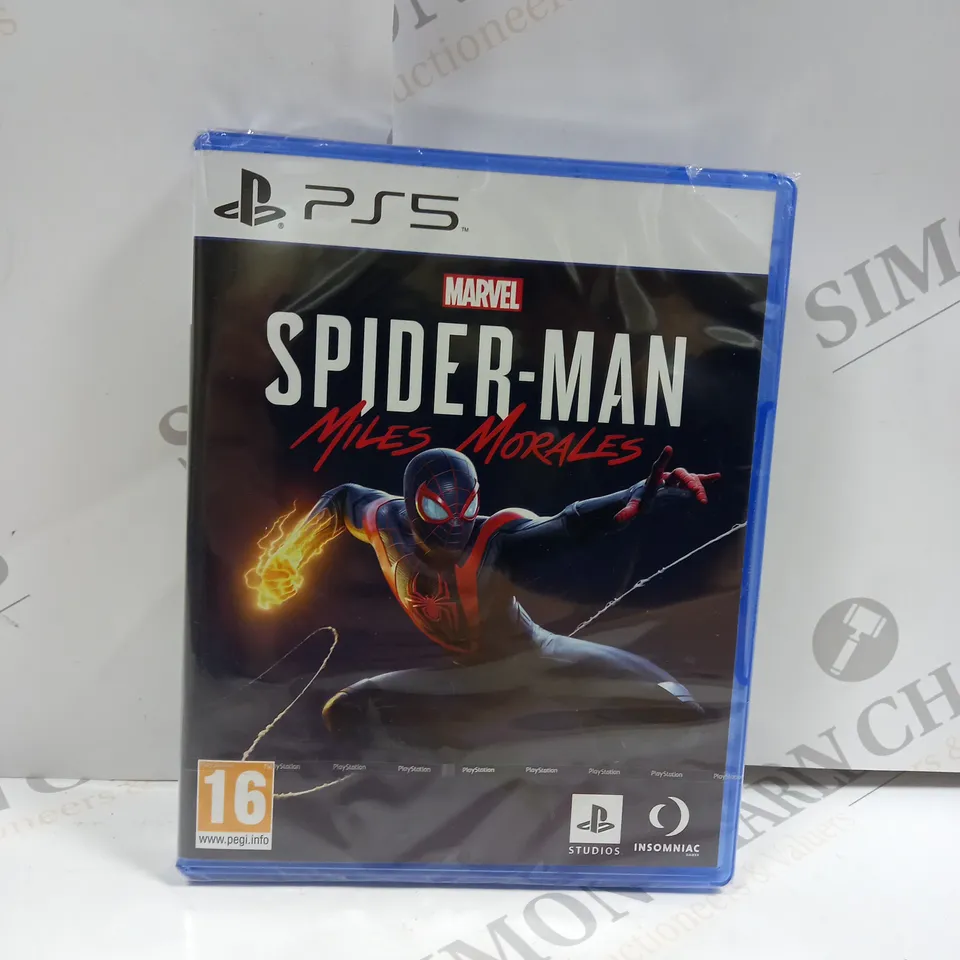 SEALED SPIDER MAN MILES MORALES PS5 GAME