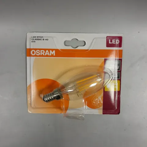 APPROXIMATELY 50 OSRAM LED STAR CLASSIC BULBS - WARM WHITE E14