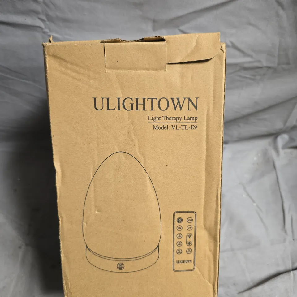 ULIGHTOWN Light Therapy Lamp – Egg-Shaped White