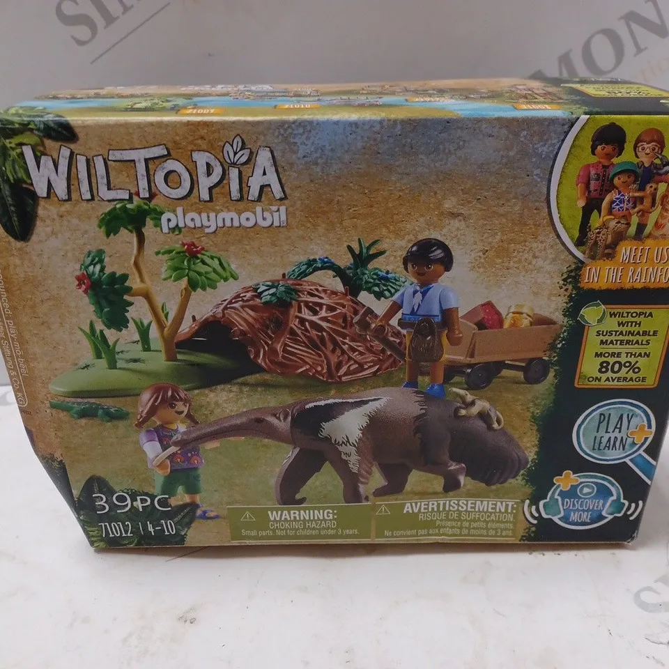 BOXED PLAYMOBIL 71012 WILTOPIA ANTEATER RRP £19.99