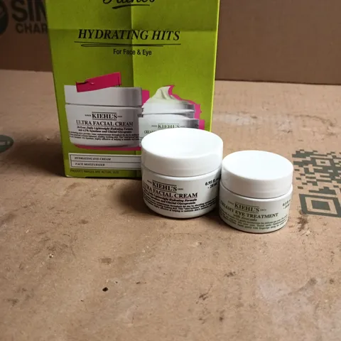 KIEHL'S HYDRATING HITS FACE CREAM AND CREAMY EYE TREATMENT DUO