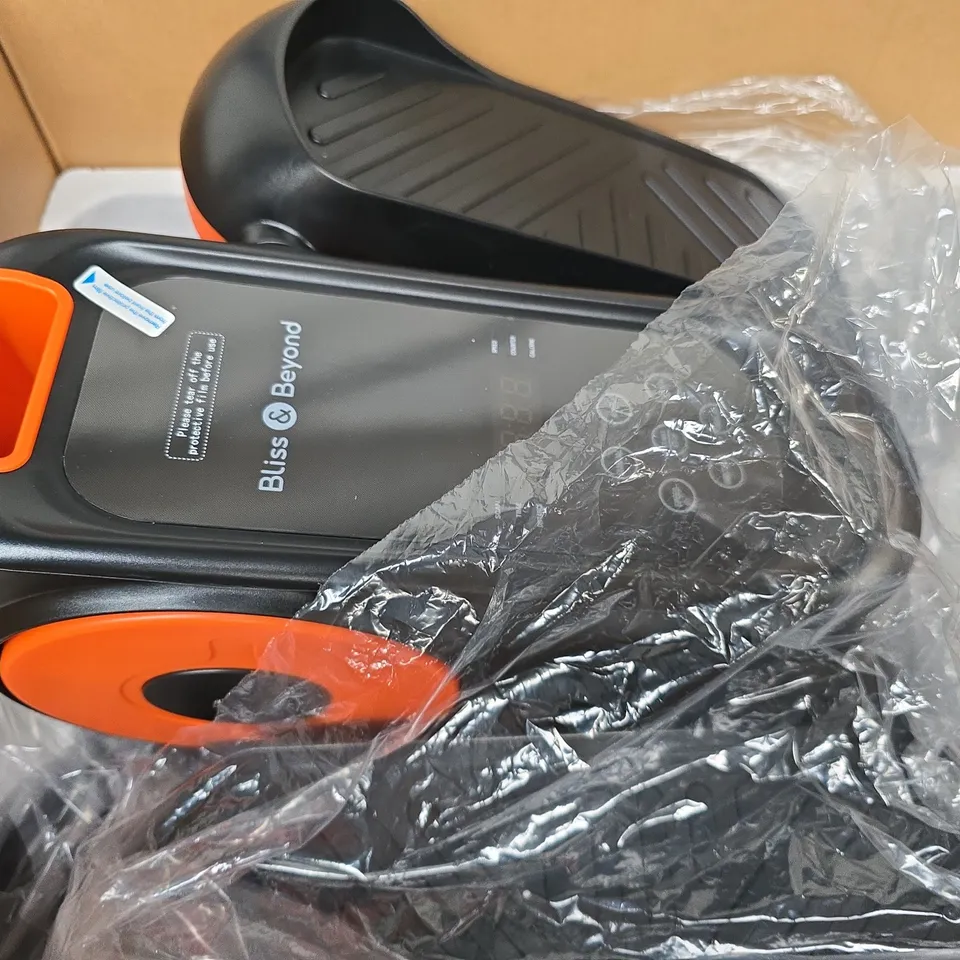 BOXED BLISS & BEYOND STEPFIT PORTABLE ELECTRONIC STEPPER