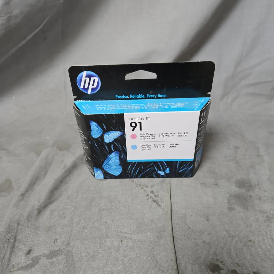 APROXIMATELY 12 X HP DESIGNJET 91 INK CARTRIDGE (C9462A) LIGHT MAGENTA, LIGHT CYAN