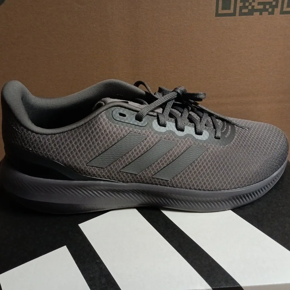 ADIDAS RUN FALCON 3.0 RUNNING SHOES IN GREY/BLACK (MEN) - UK 10