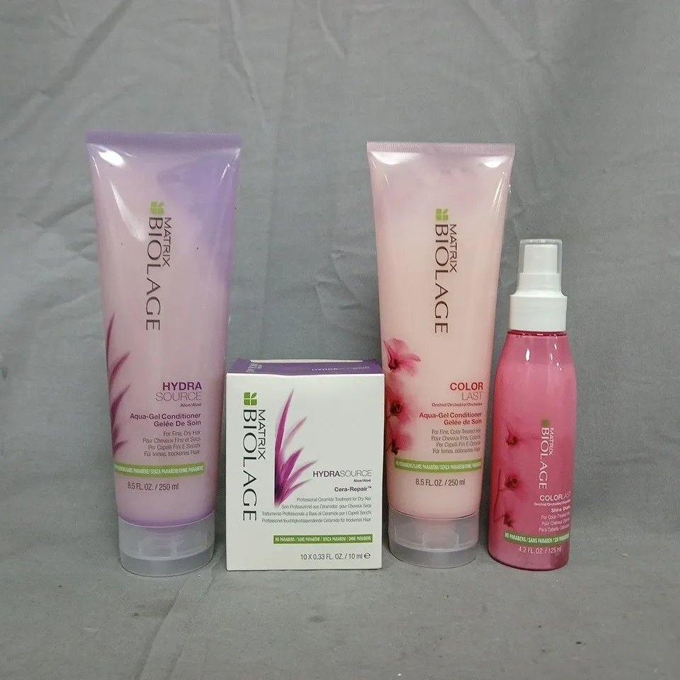 BOX OF APPROXIMATELY 10 ASSORTED MATRIX BIOLAGE COSMETIC ITEMS - COLLECTION ONLY