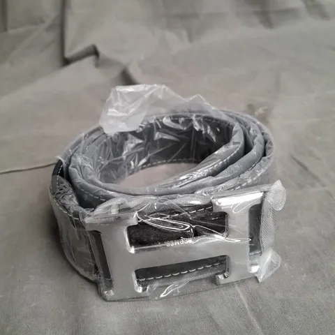 HERMES BLACK INITIAL BELT