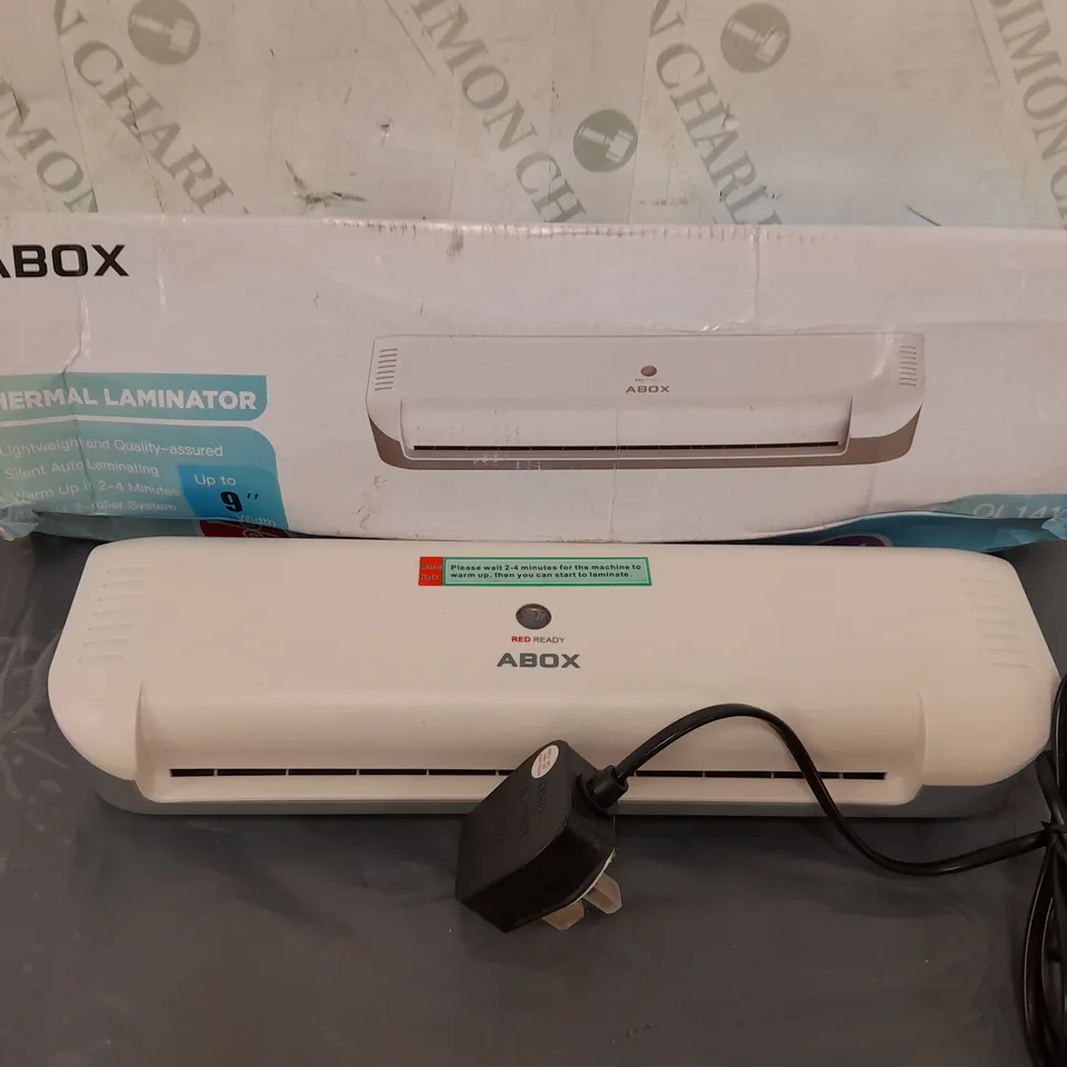 3 BOXED ABOX THERMAL LAMINATORS