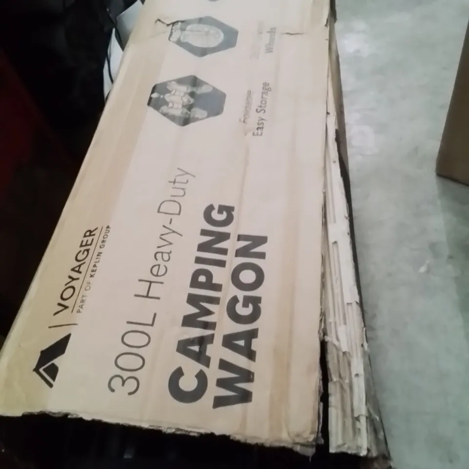 BOXED VOYAGER 300L HEAVY DUTY CAMPING WAGON 