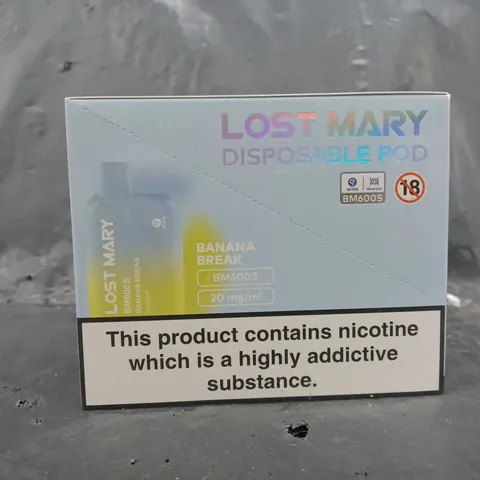 SEALED LOST MARY DISPOASBLE POD BANANA BREAK - PACK OF 10