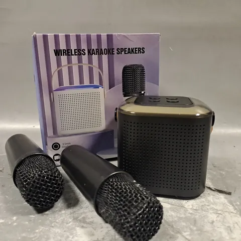 BOXED UNBRANDED WIRELESS KARAOKE SPEAKERS