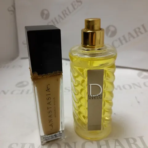 LOT OF 2 ITEMS: ANASTASIA BEVERLY HILLS LUMINOUS FOUNDATION, COLLISTAR TRATTAMENTO VISO DOPOSOLE ANTIRUGHE 50 ML