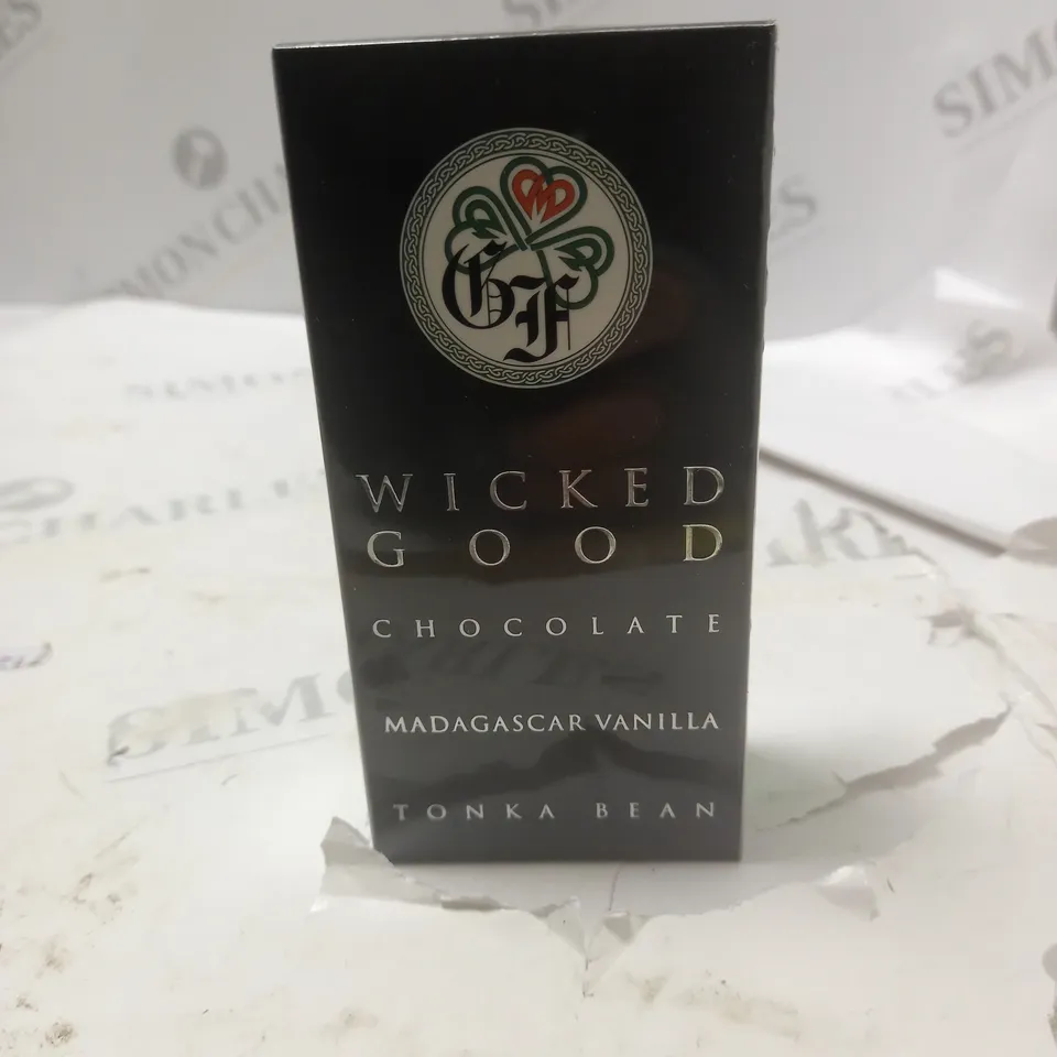 BOXED AND SEALED WICKED GOOD CHOCOLATE MADAGASCAR VANILLA TONKA BEAN 50ML