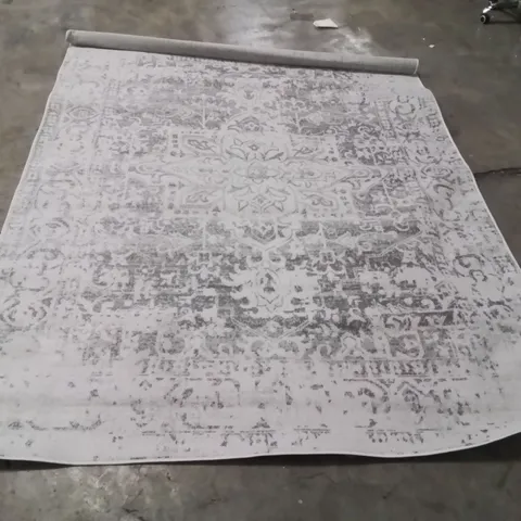 BRAMBACH POWER LOOM LIGHT GREY BEIGE AREA RUG 275X200CM