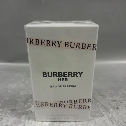 BOXED AND SEALED BURBERRY HER EAU DE PARFUM 50ML