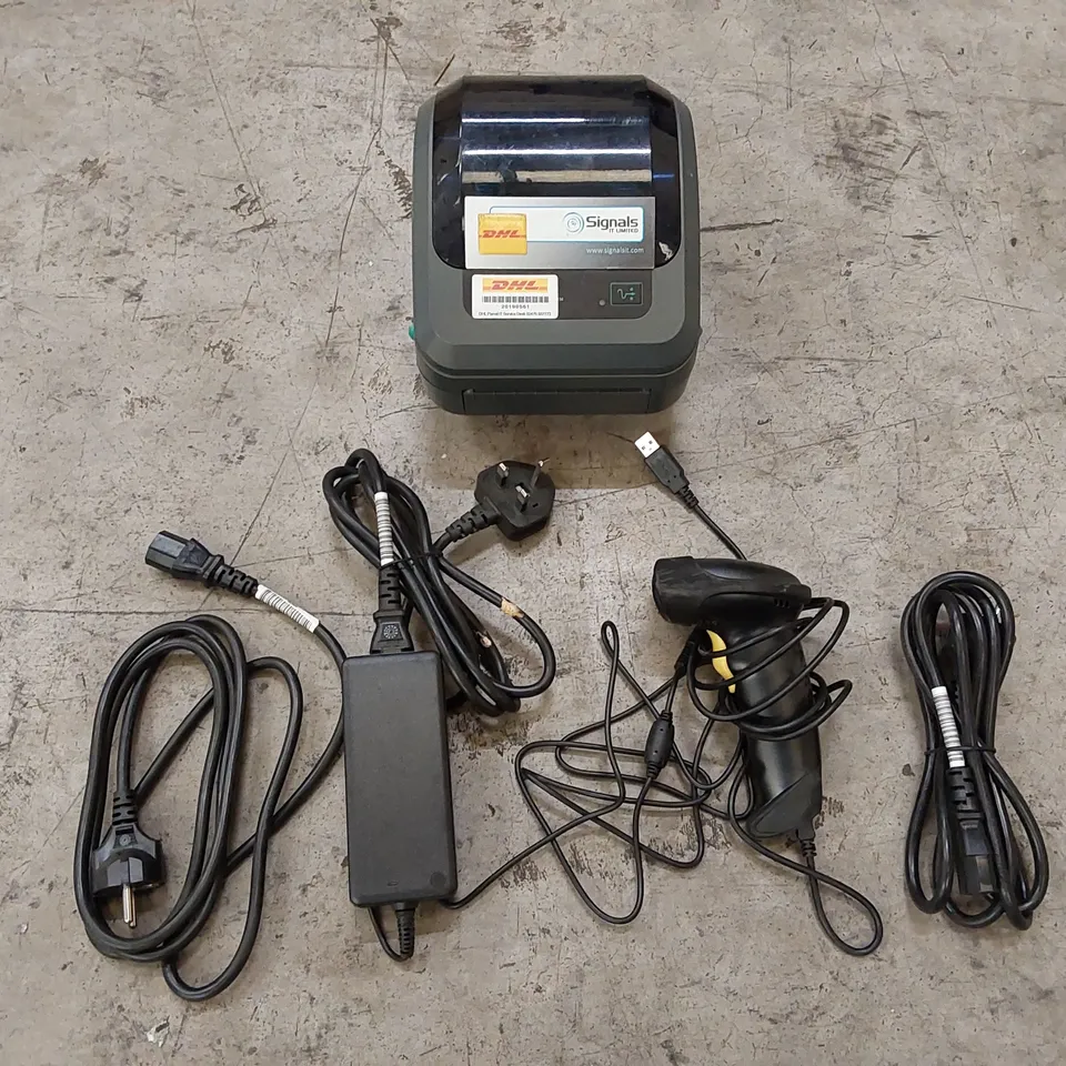 BOXED DHL LABEL PRINTER AND ARCADE SCANNER (1 BOX)