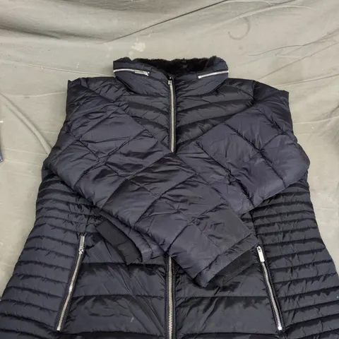 PRINCIPLES WOMEN'S NAVY QUILTED PADDED JACKET – UK SIZE 18