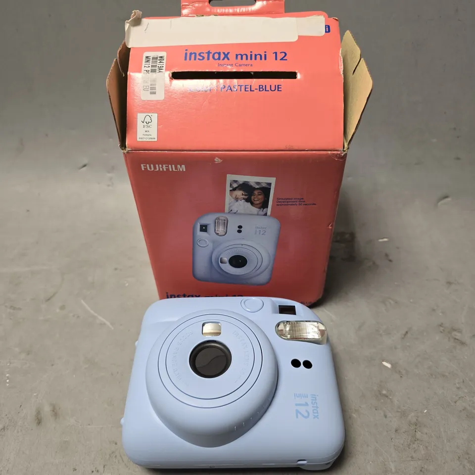 BOXED FUJIFILM INSTAX MINI 12 INSTANT CAMERA 