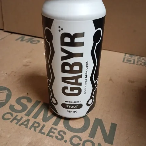 BOX OF 6 CANS OF GABA LABS ALCOHOL-FREE STOUT CAN - 440ML - BEST BEFORE 23/12/25 