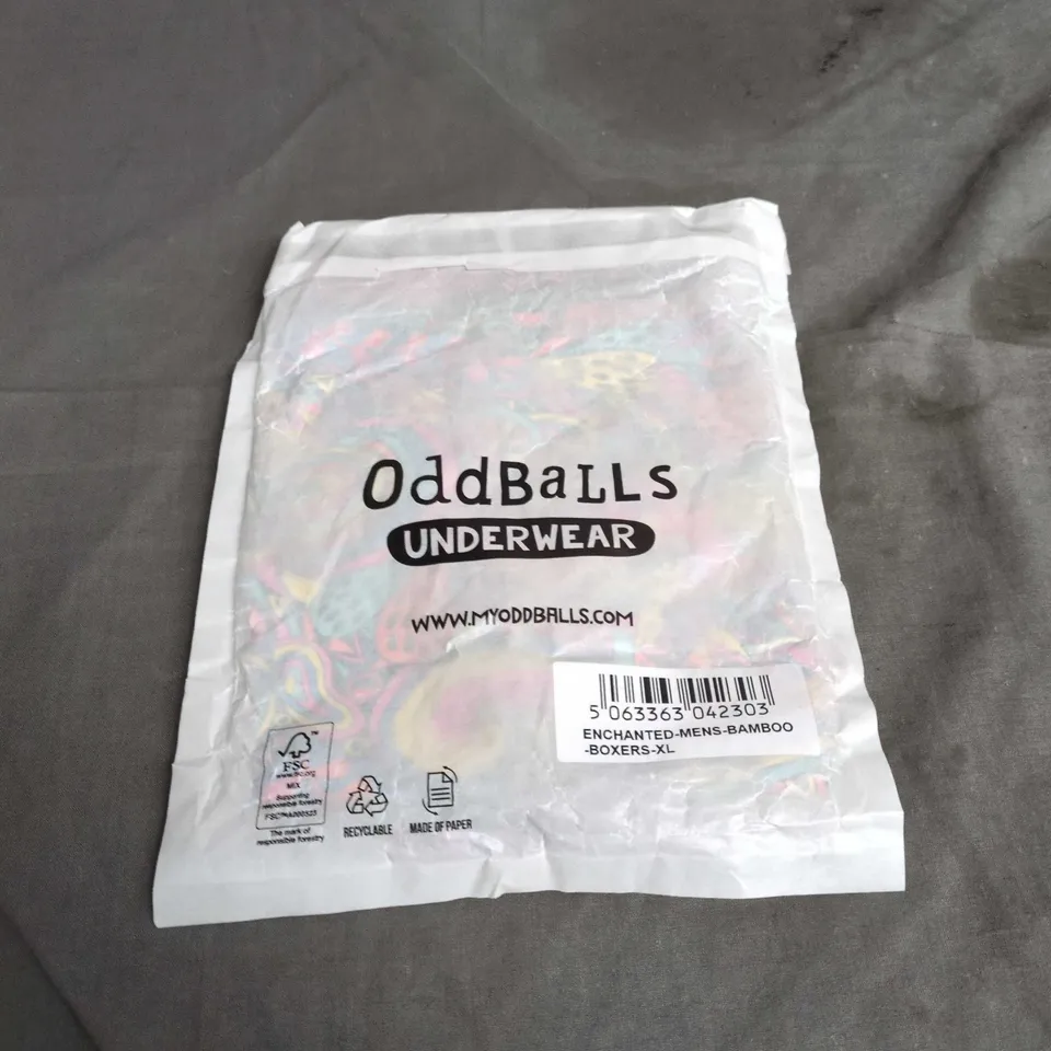ODDBALLS ENCHANTED MEN'S BAMBOO BOXERS – XL