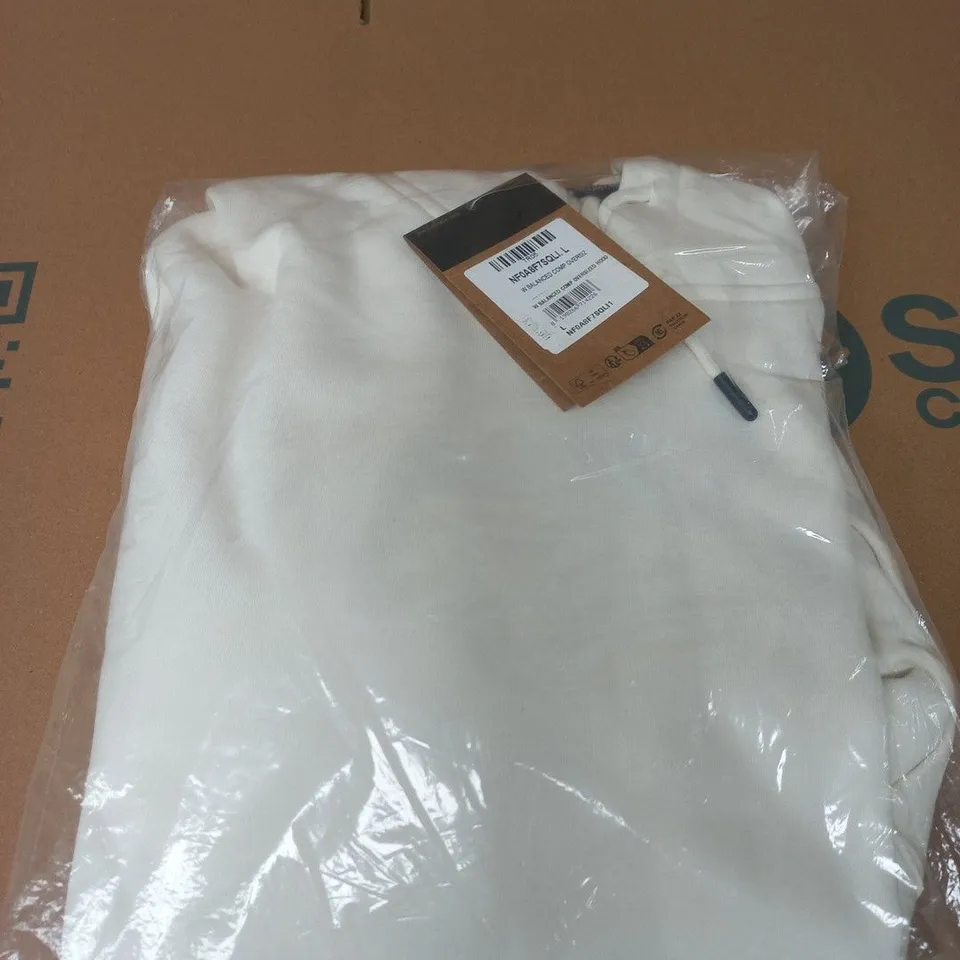THE NORTH FACE WHITE OVERSIZED HOODIE – UK SIZE L