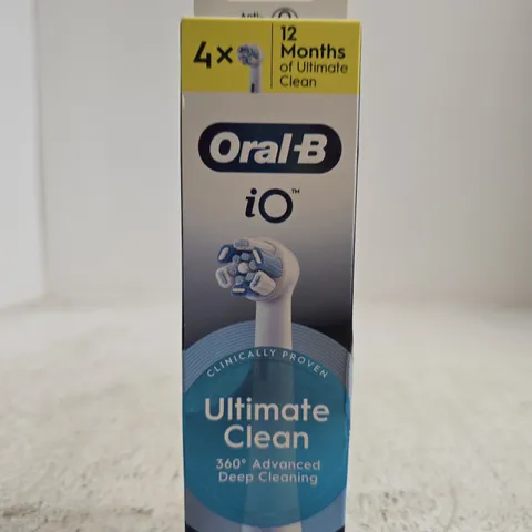 ORAL-B IO ULTIMATE CLEAN ELECTRIC TOOTHBRUSH HEADS – BOXED