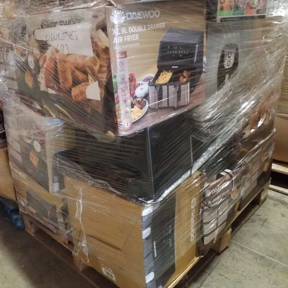 PALLET CONTAINING ASSORTED RETURN AIR FRYERS