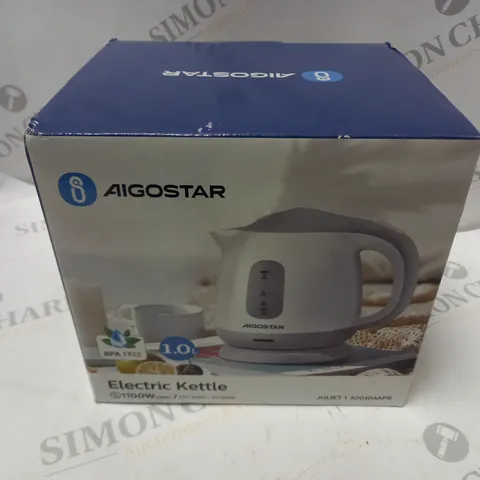 BOXED AND SEALED AIGOSTAR ELECTRIC KETTLE