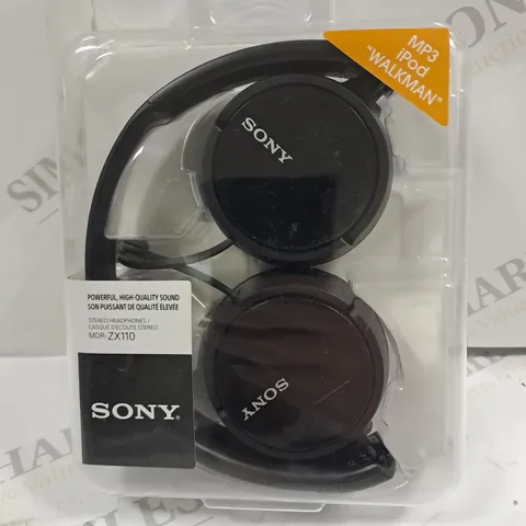 SONY MDR-ZX110 OVER-EAR HEADPHONES IN BLACK