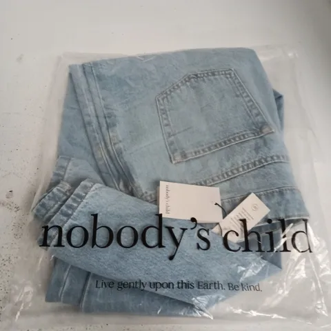 BAGGED NOBODYS CHILD PUTNEY BARREL BLUE SHORTS - UK 12S