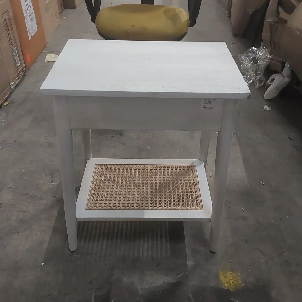 ATKIN AND THYME WOODEN SIDE TABLE