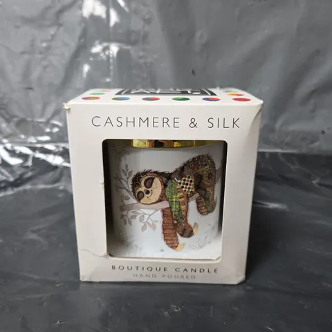 BOXED AND SEALED CASHMERE & SILK BOUTIQUE CANDLE