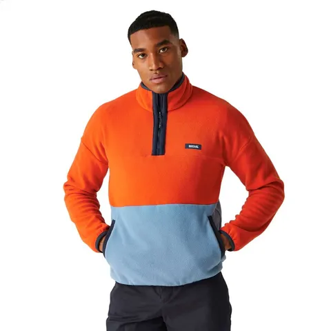 REGATTA MENS CALLIDE HALF ZIP FLEECE SIZE L