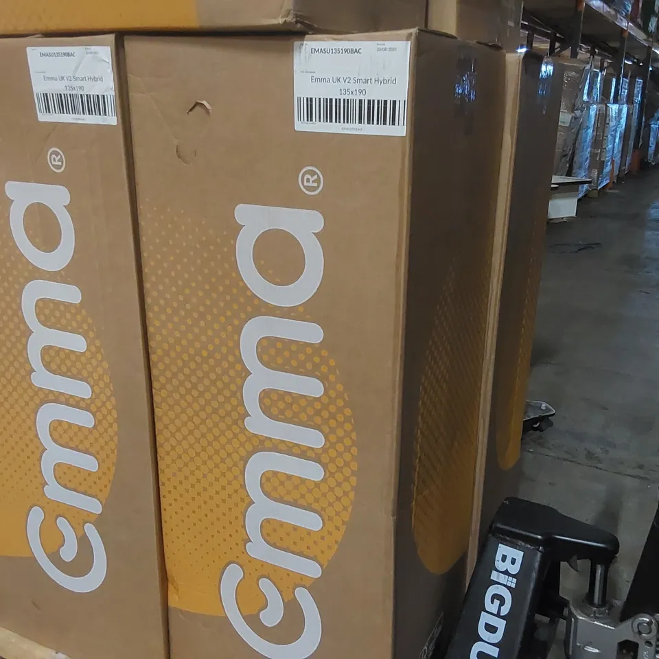 BRAND NEW BOXED EMMA UK V2 SMART HYBRID 135 x 190CM DOUBLE MATTRESS 