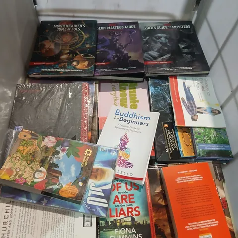 LARGE QUANTITY OF ASSORTED FICTION AND NON FICTION BOOKS