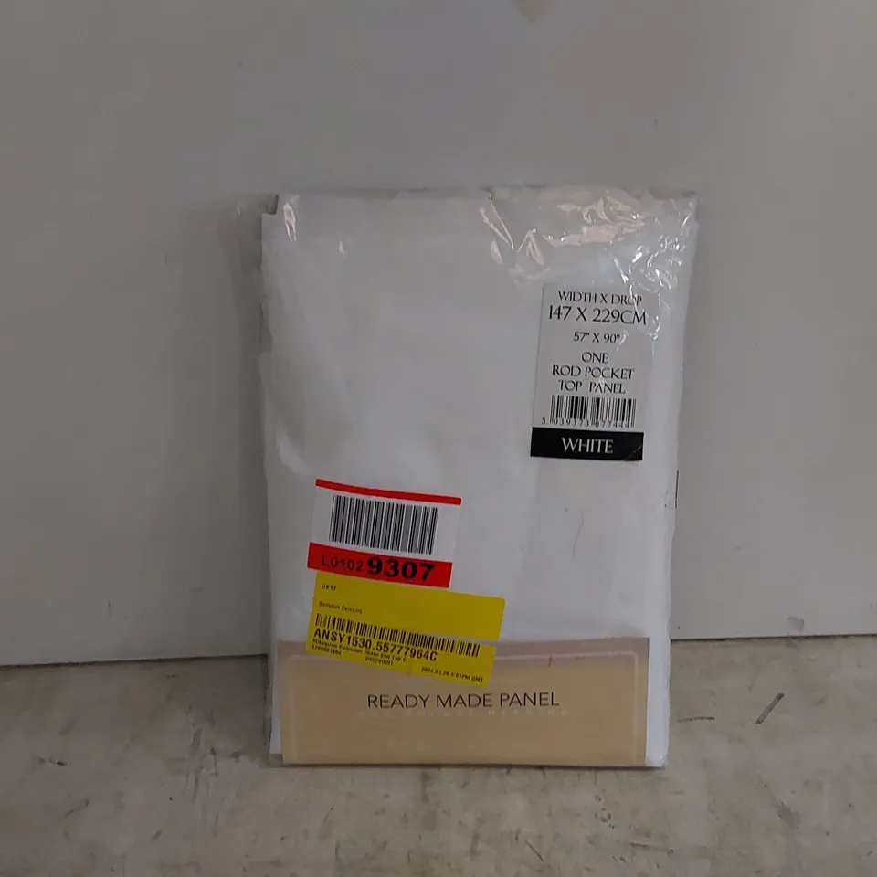BAGGED ONE DOUBLE VIOLE ROD POCKET // SIZE 57 X 90" (1 ITEM)