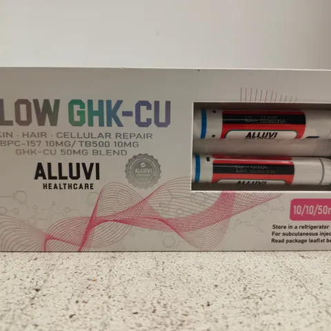 SEALED ALLUVI HEALTHCARE GLOW GHK-CU 10/10/50MG