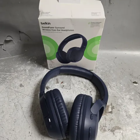 BOXED BELKIN SOUNDFORM SURROUND OVER EAR HEADPHONES