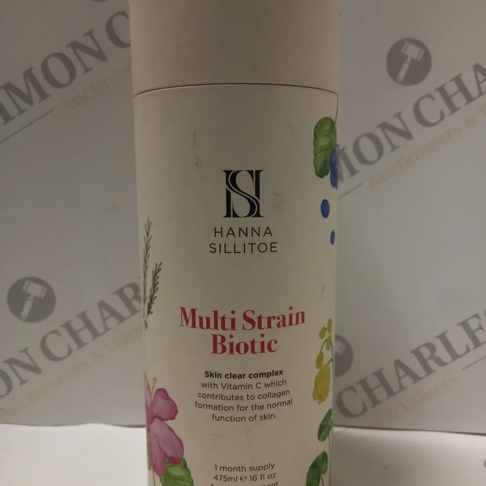 HANNA SILLITOE MULTI STRAIN BIOTIC 475ML