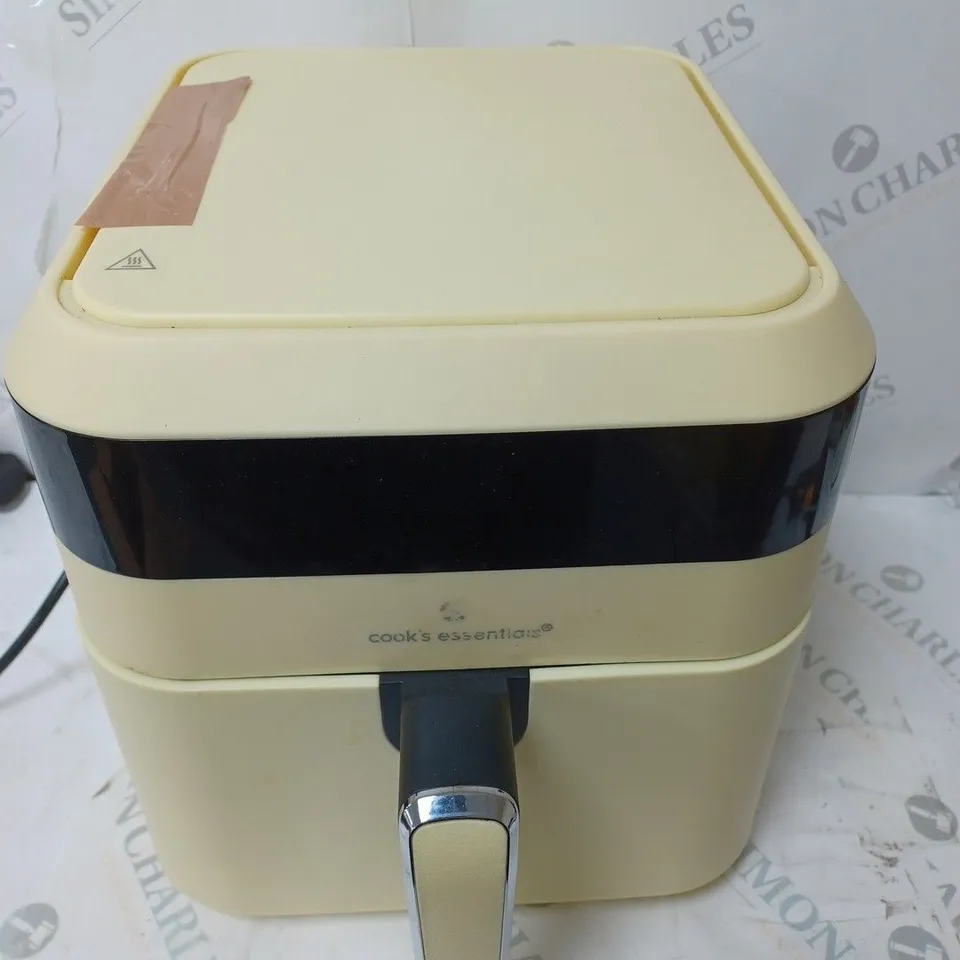 COOKS ESSENTIALS AIR FRYER IN YELLOW