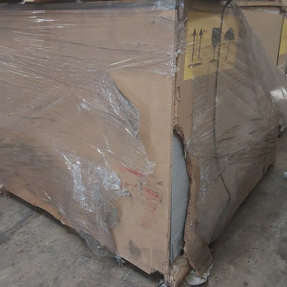 PALLET CONTAINING COMMERCIAL DISPLAY UNIT PARTS