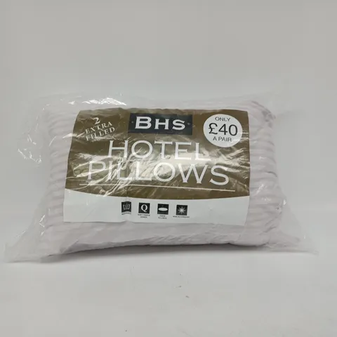 BHS SET OF 2 HOTEL PILLOWS