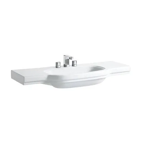 BRAND NEW BOXED LAUFEN LB3 CLASSIC 125CM COUNTERTOP WASHBASIN 1TH - WHITE