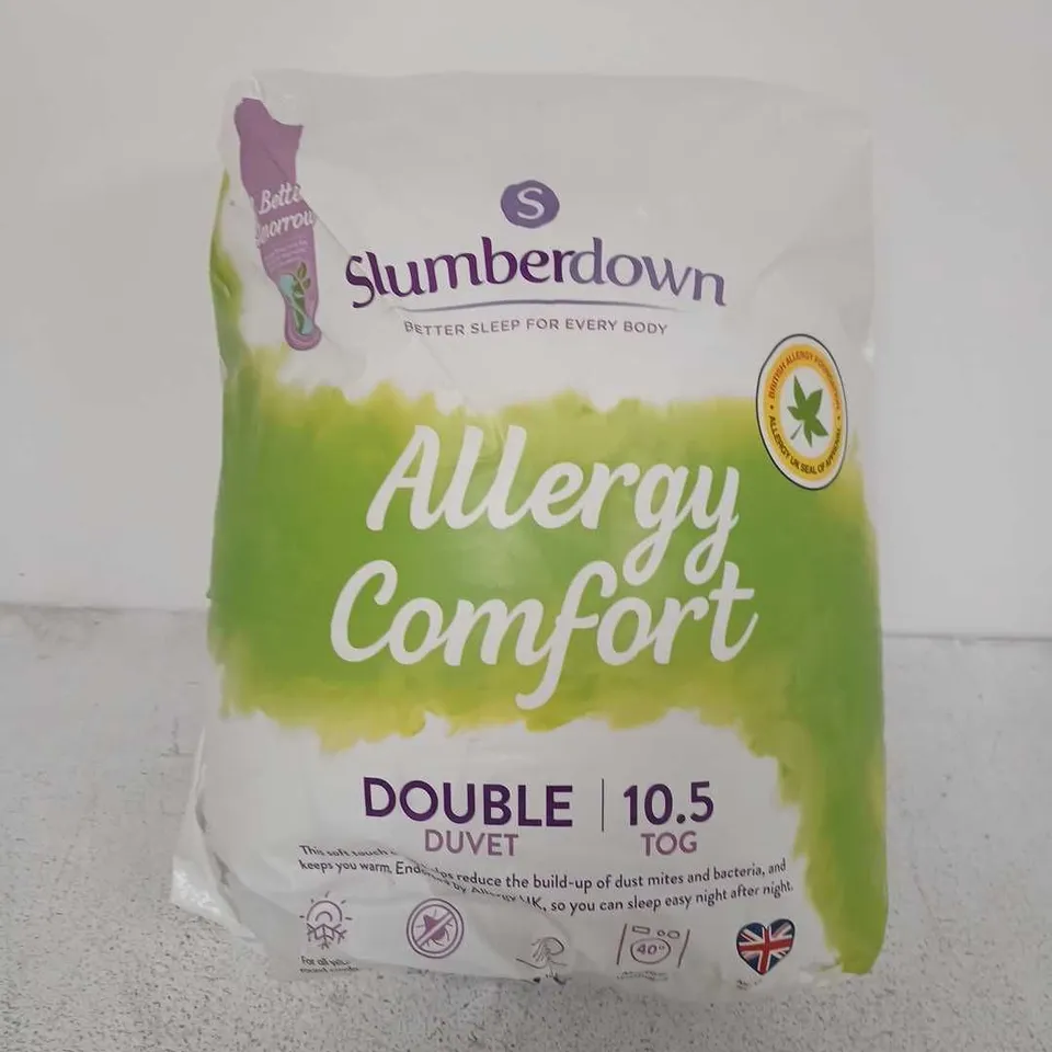 SLUMBERDOWN ALLERGY COMFORT DOUBLE DUVET 10.5TOG
